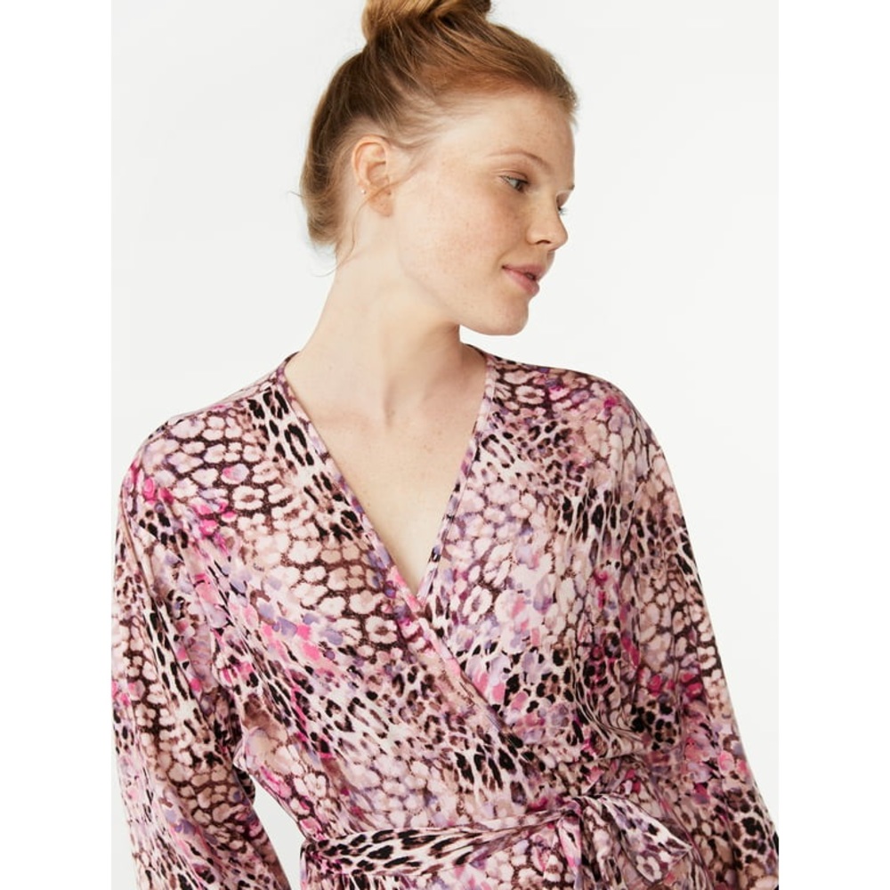 robe joyspun pink size 2X- 3X - Picture 3 of 10